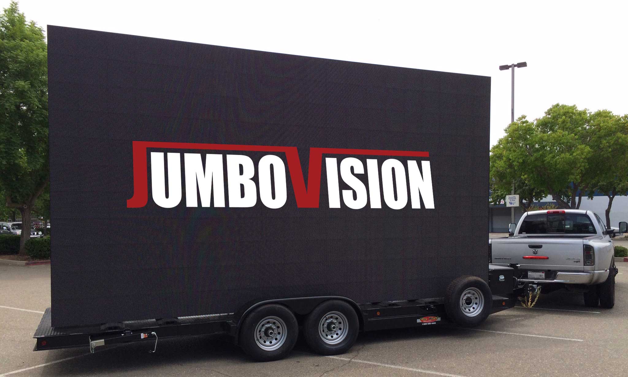 JumboVision Mobile LED Screen Trailer