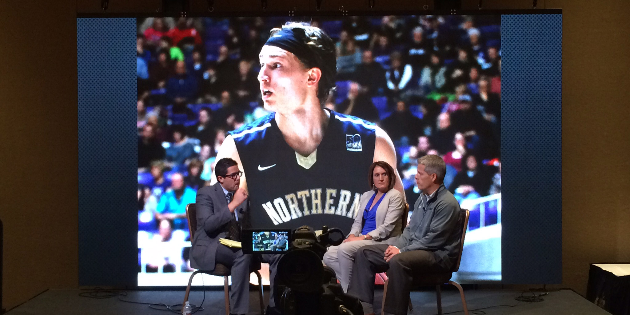 JumboVision Modular LED Screen at Big Sky Basketball